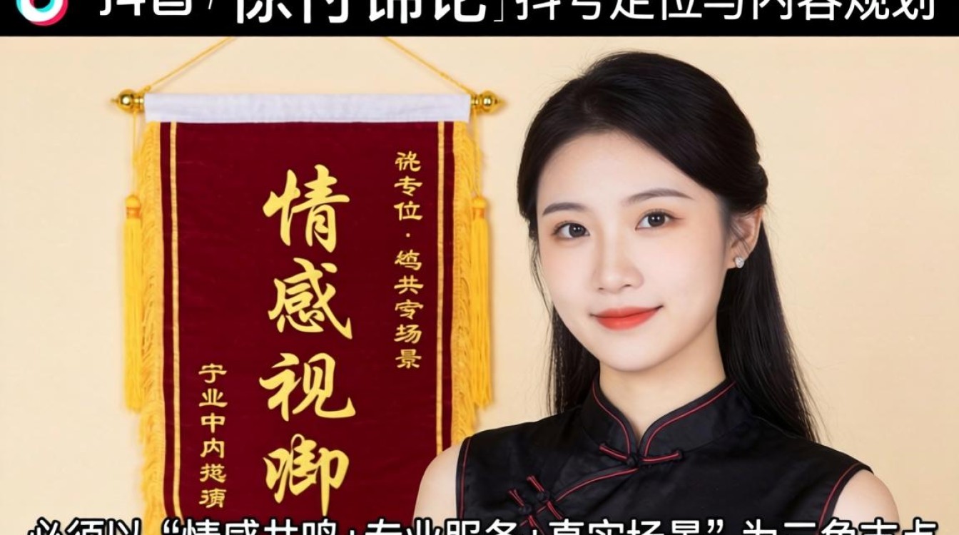 抖音锦旗账号定位与内容规划怎么做