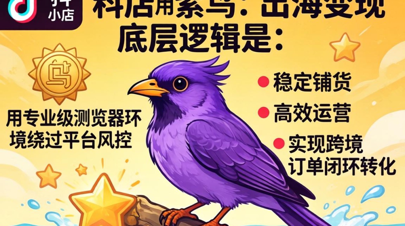 TikTok小店用紫鸟出海变现完整教程