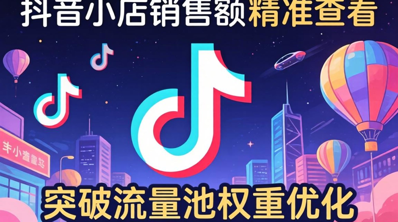 抖音小店销售额查看方法及流量池权重优化技巧