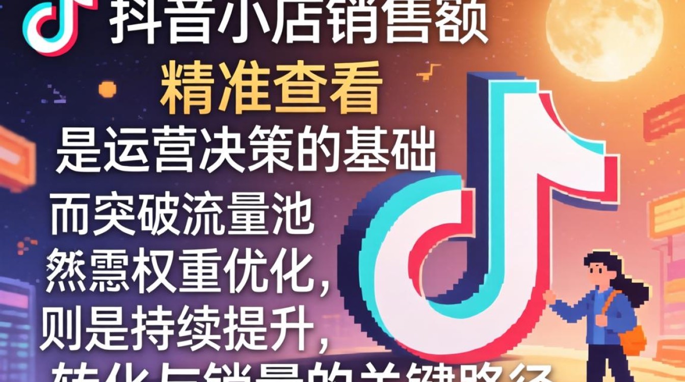 抖音小店销售额查看方法及流量池权重优化技巧