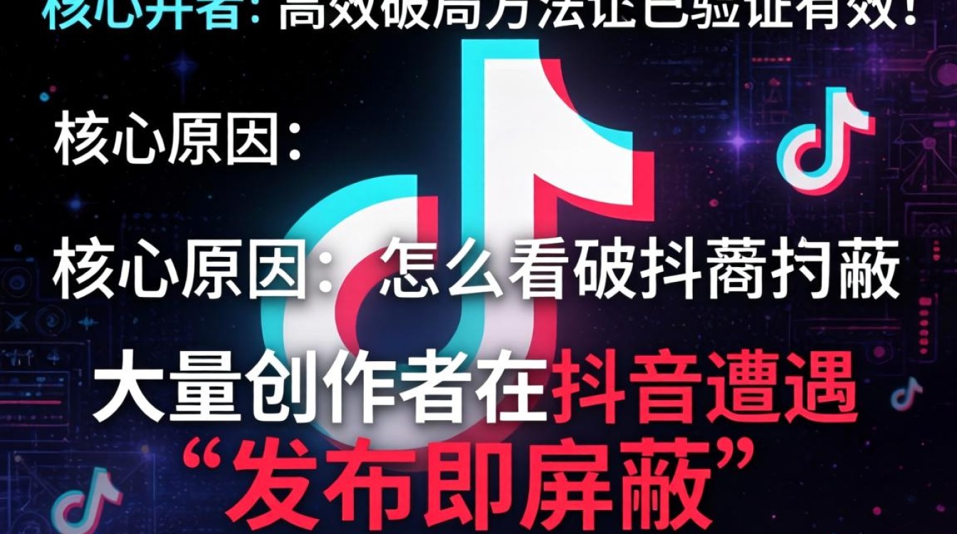 抖音发布被屏蔽原因及高效运营方法