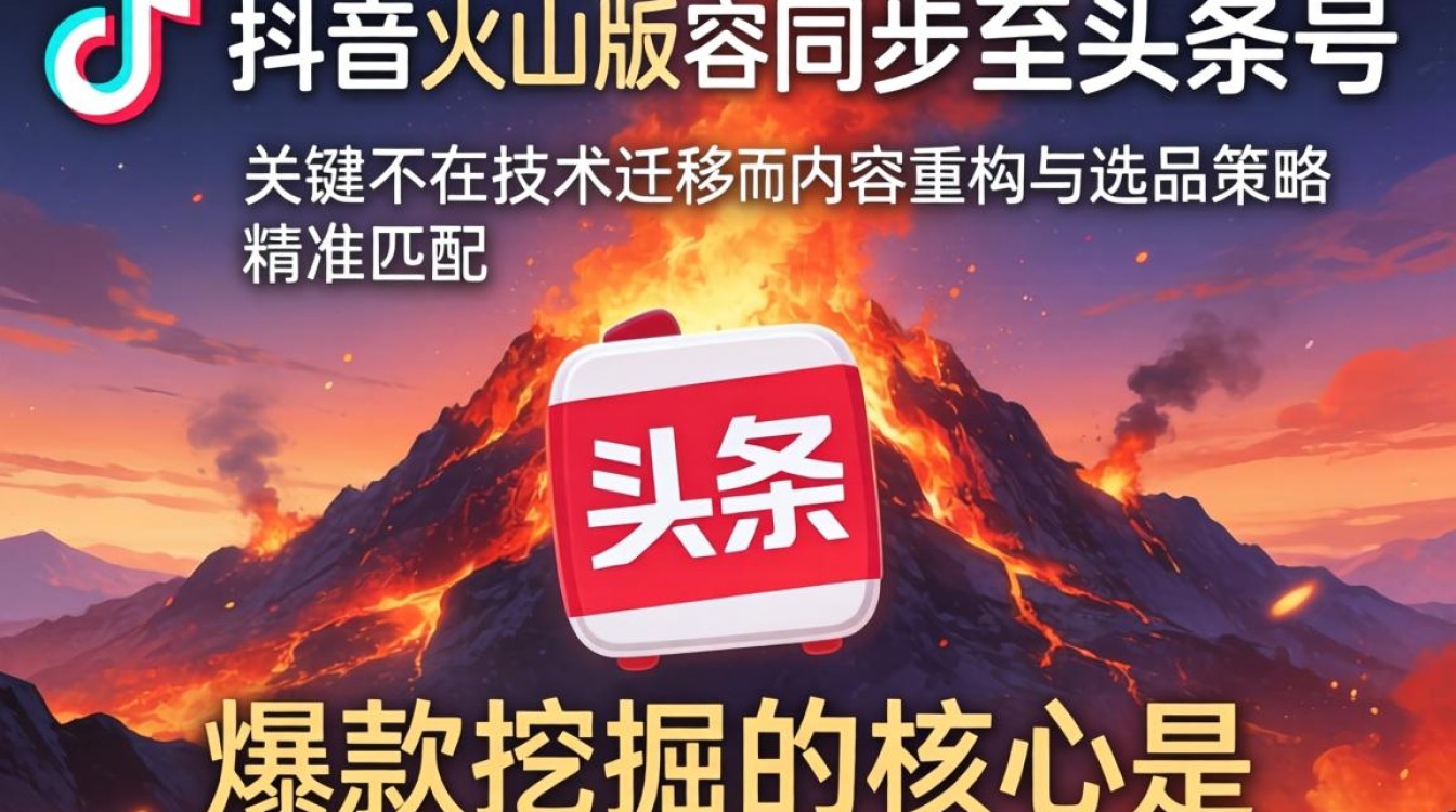抖音火山号商品怎么同步到头条选品