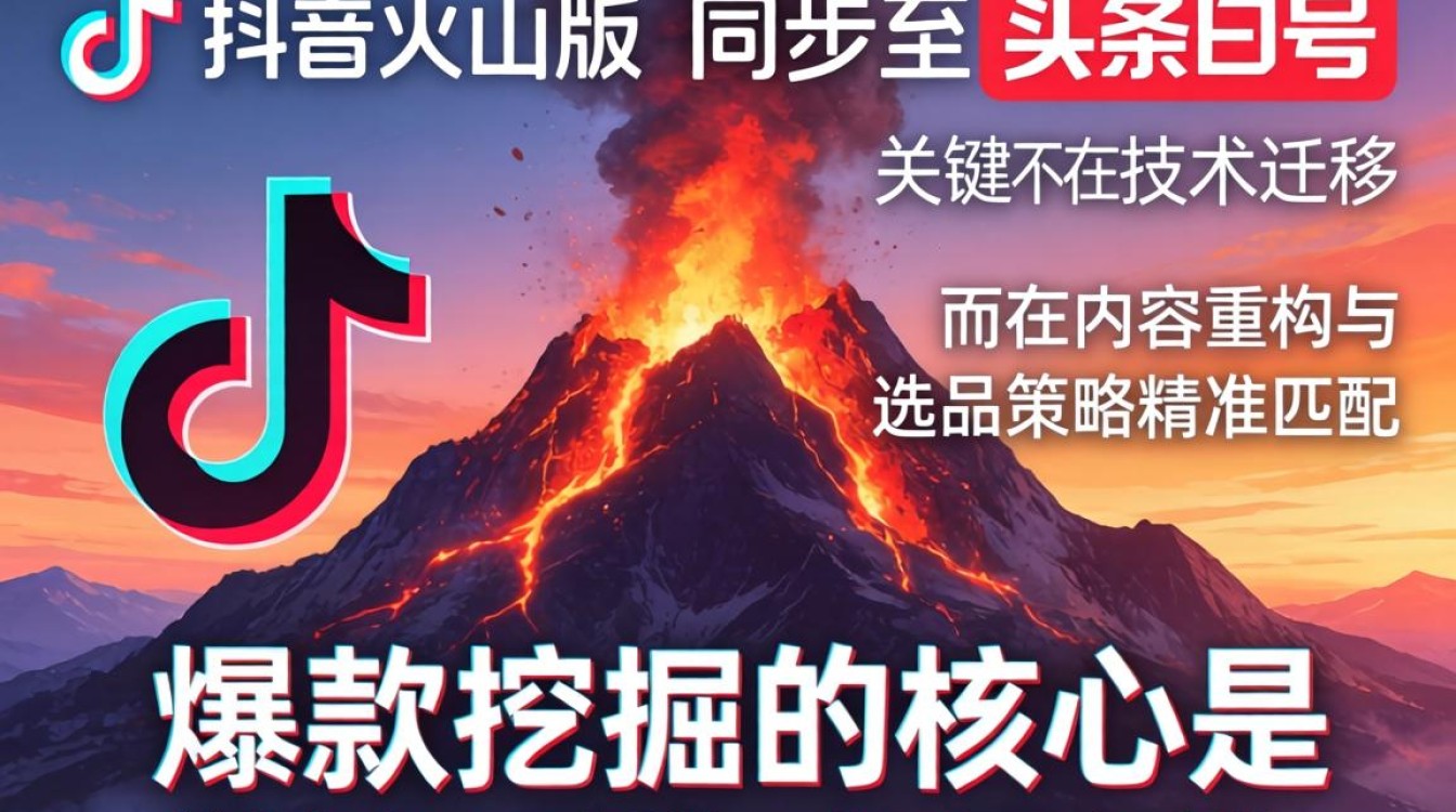 抖音火山号商品怎么同步到头条选品