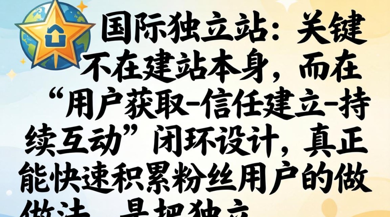 国际独立站怎么做才能快速积累粉丝用户