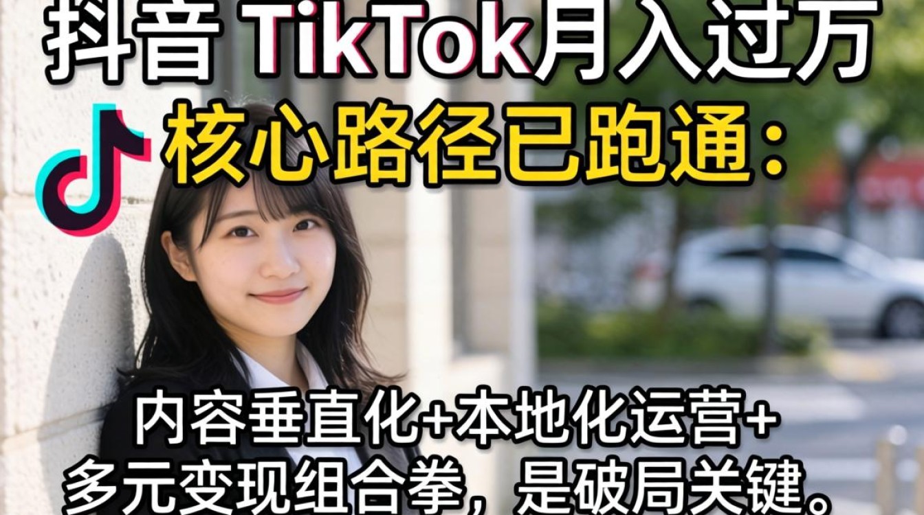 抖音日本女艺人如何靠TikTok变现