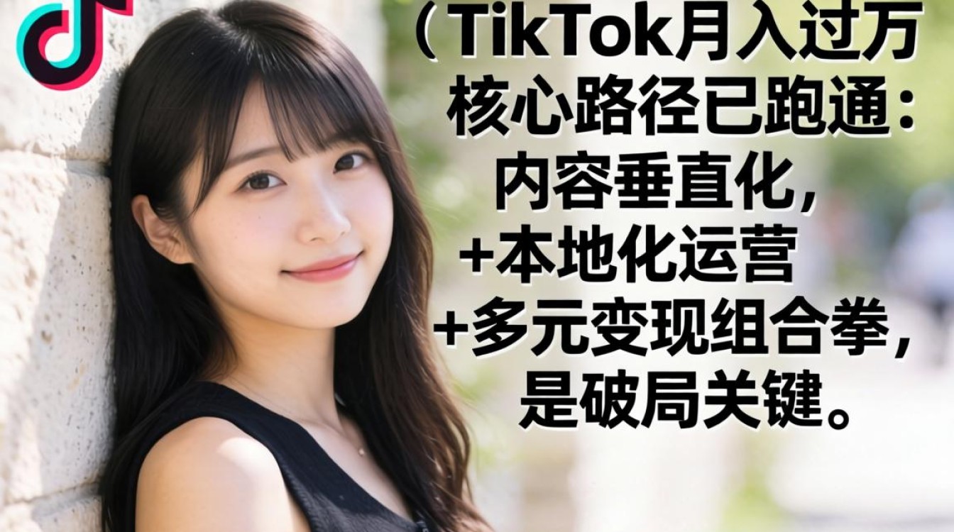 抖音日本女艺人如何靠TikTok变现