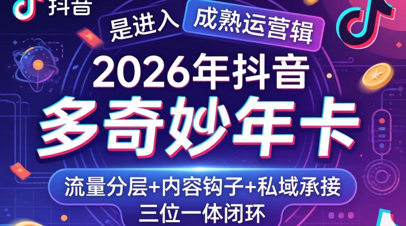 多奇妙年卡抖音变现模式与盈利方向