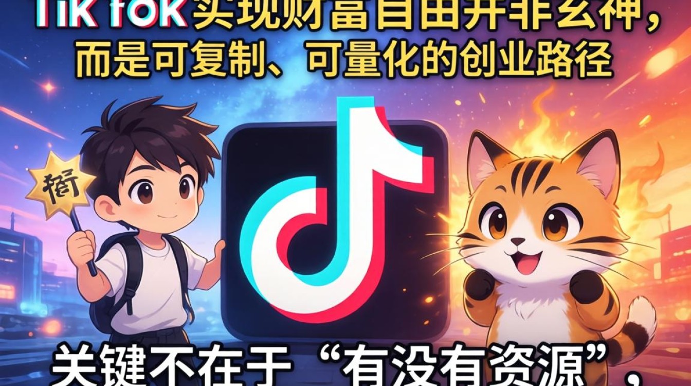 Tiktok创业实现财富自由的门槛和步骤