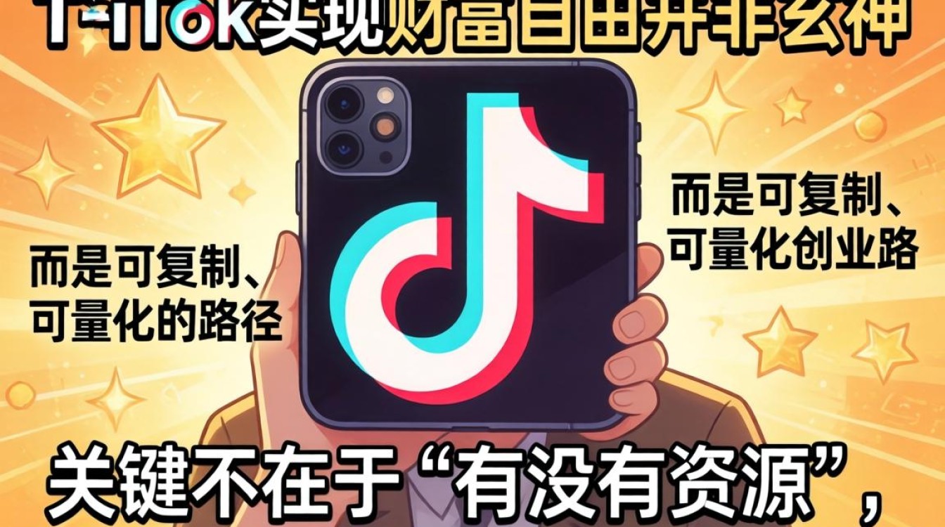 Tiktok创业实现财富自由的门槛和步骤