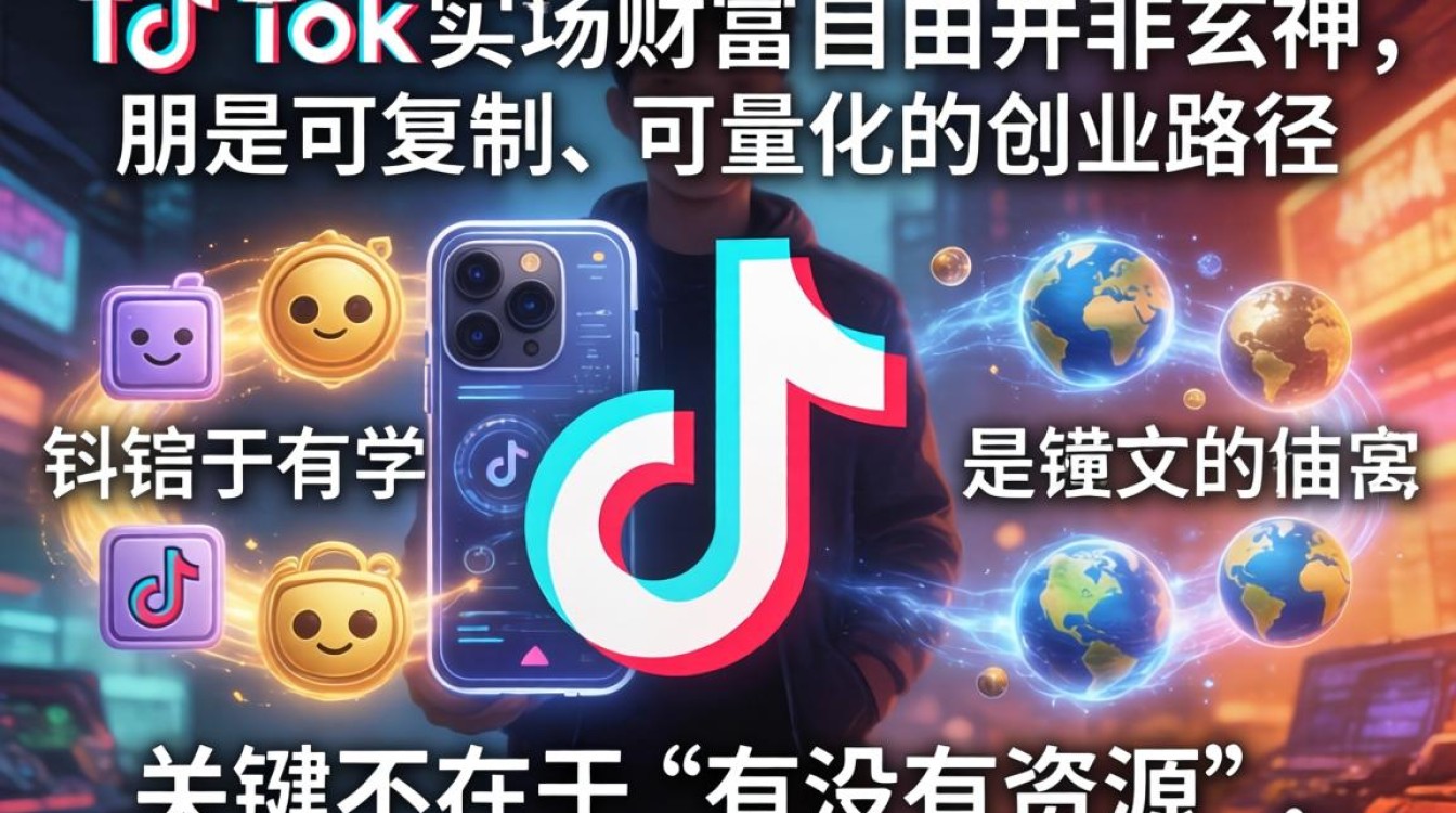 Tiktok创业实现财富自由的门槛和步骤
