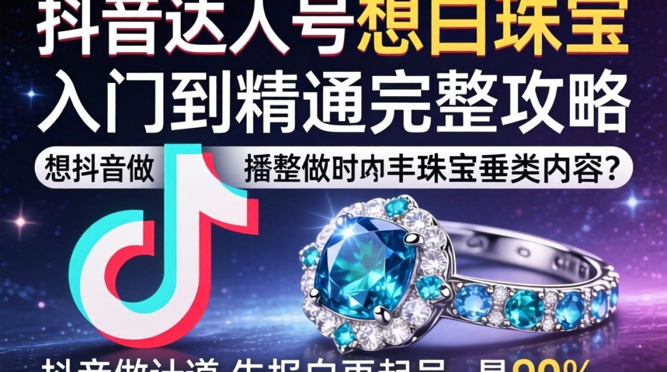 抖音达人号报白流程及珠宝类目入驻攻略