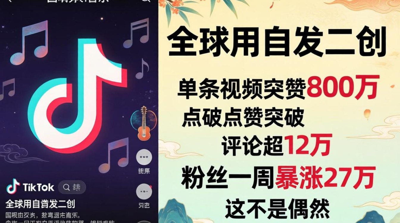 TikTok国歌鸡皮疙瘩如何快速涨粉