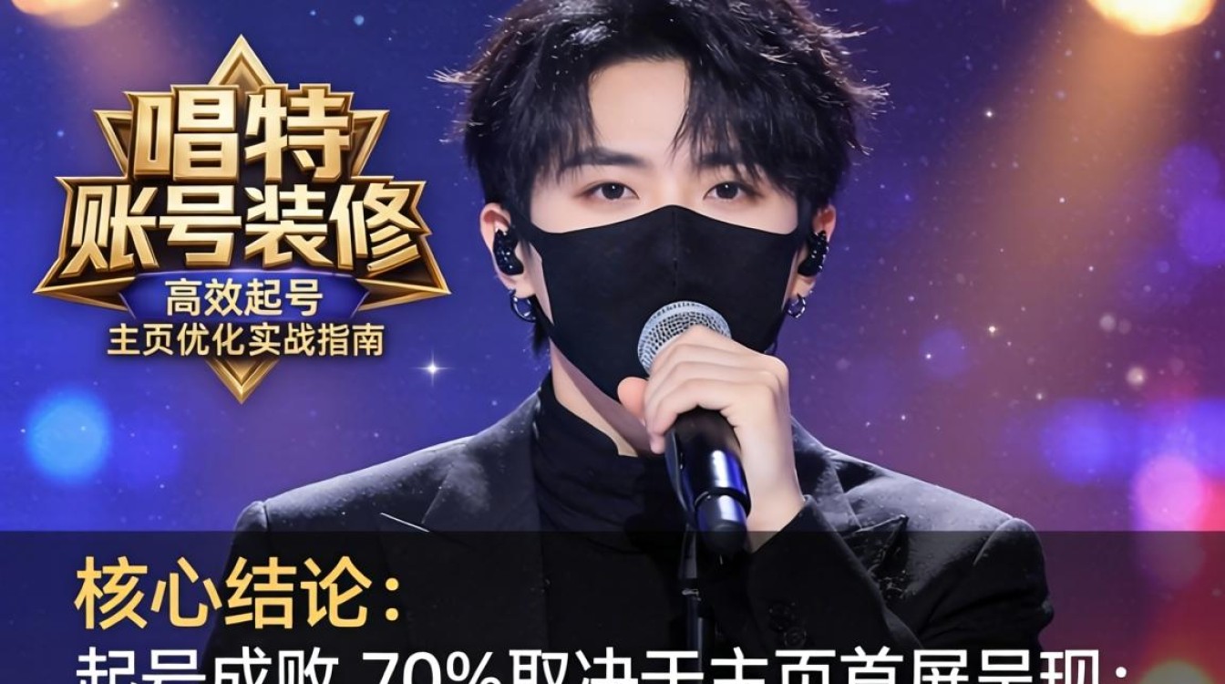 蒙面唱将抖音账号装修与主页优化步骤