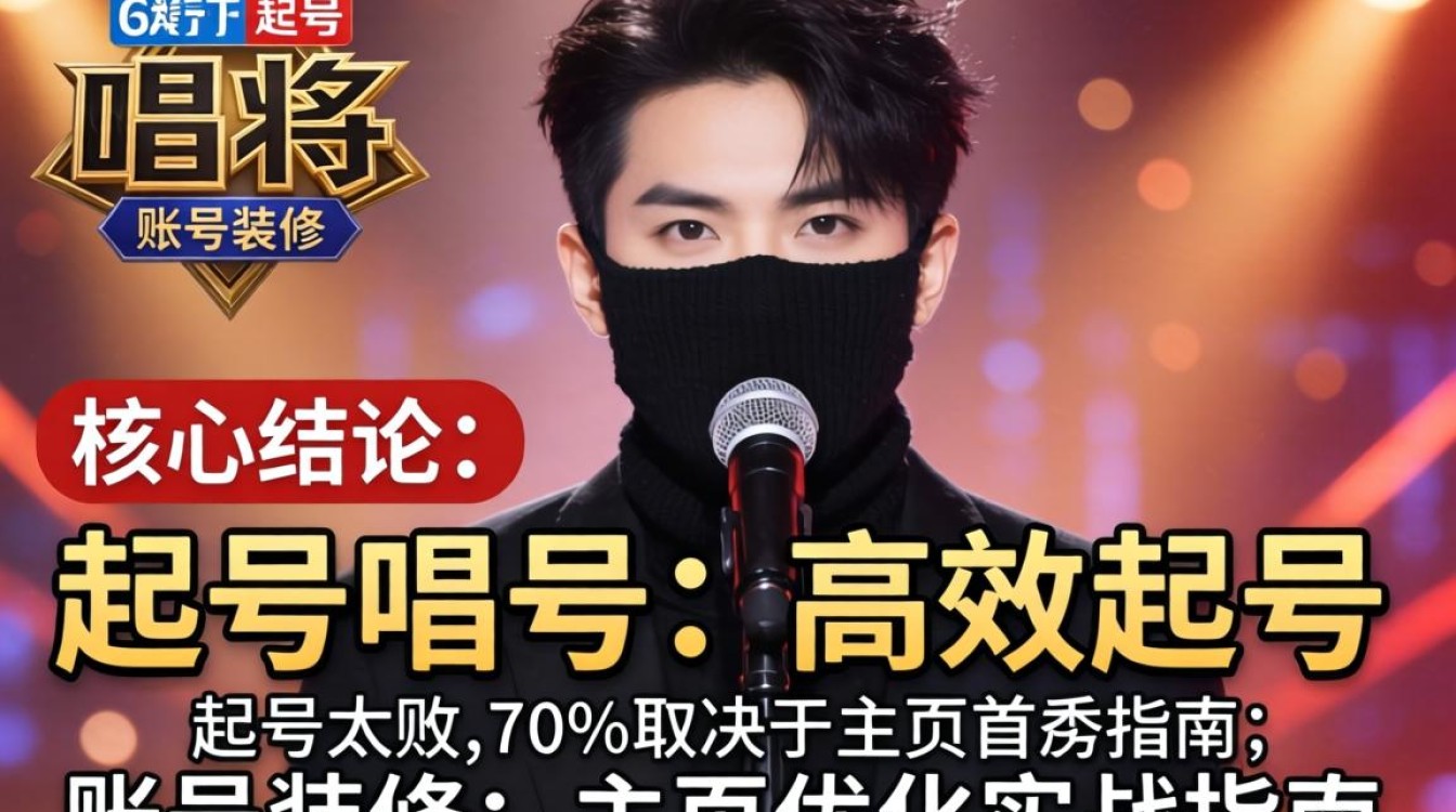 蒙面唱将抖音账号装修与主页优化步骤