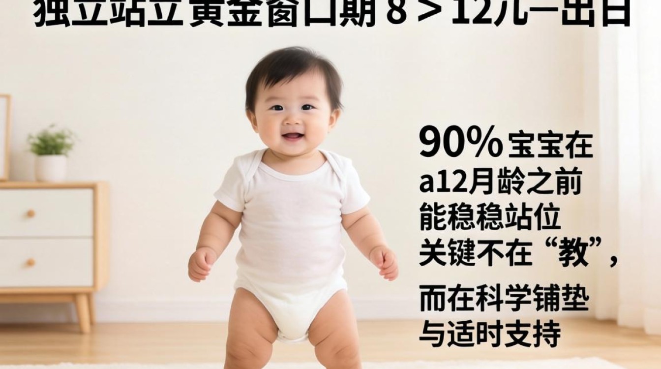 宝宝独立站立训练方法和步骤详解