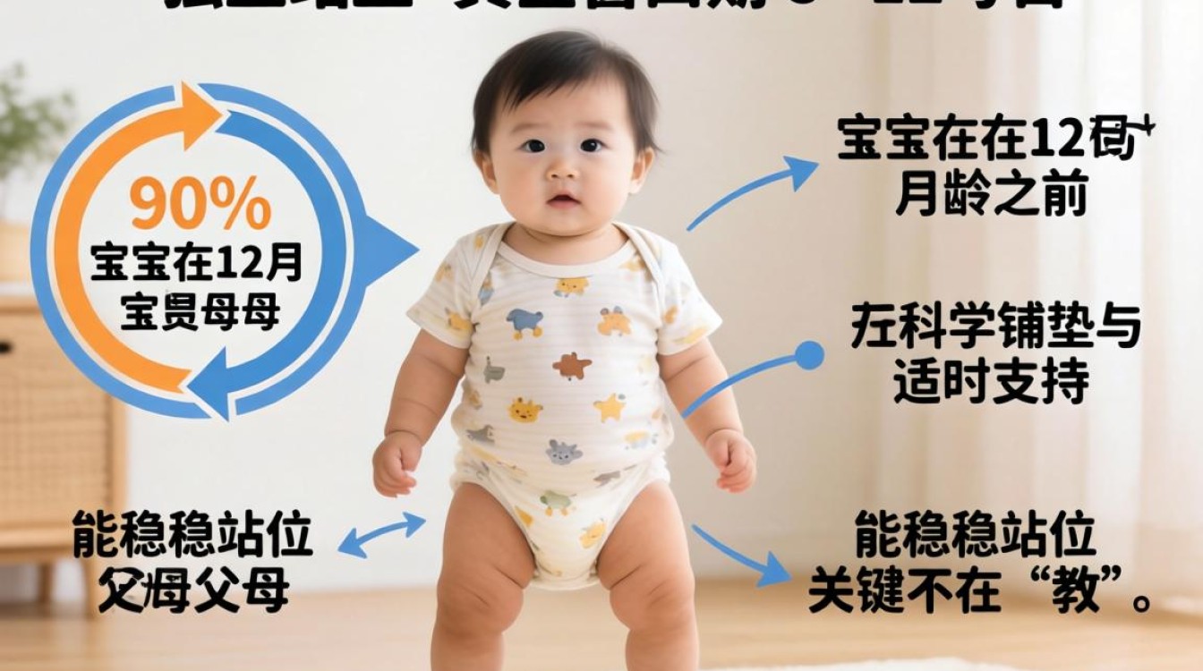 宝宝独立站立训练方法和步骤详解