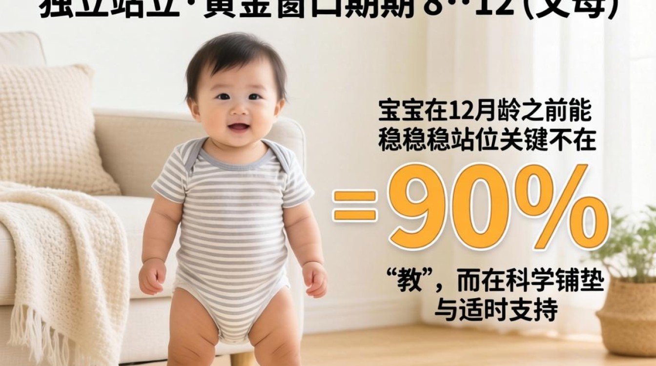 宝宝独立站立训练方法和步骤详解