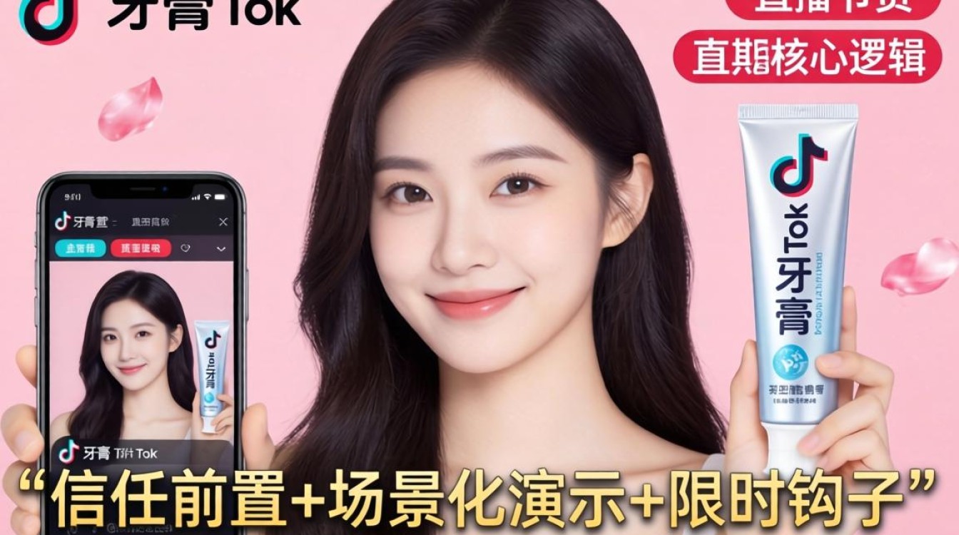 TikTok直播带货牙膏全流程玩法详解