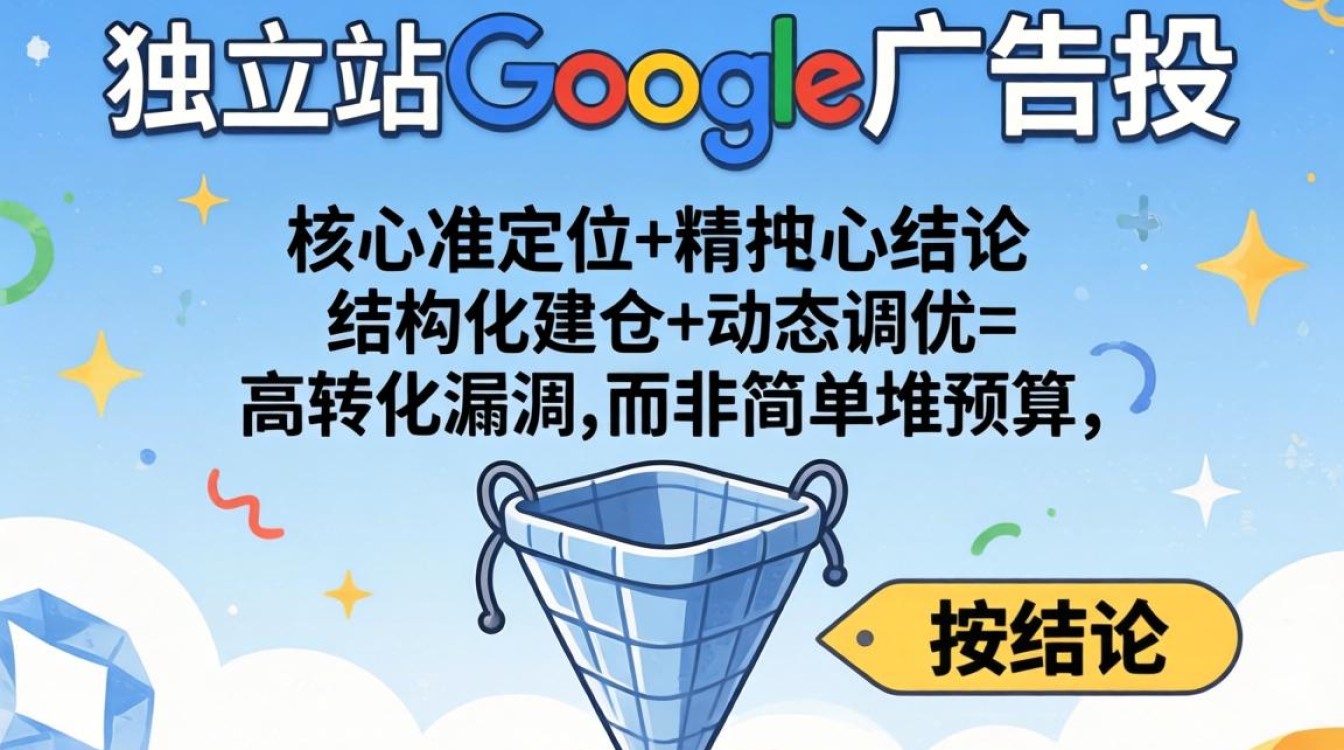 独立站谷歌广告投放技巧与行业内部推荐