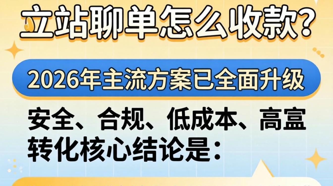 独立站聊单怎么收款?2026年独立站聊单收款方式及平台推荐 2026年独立站聊单收款方式及平台推荐