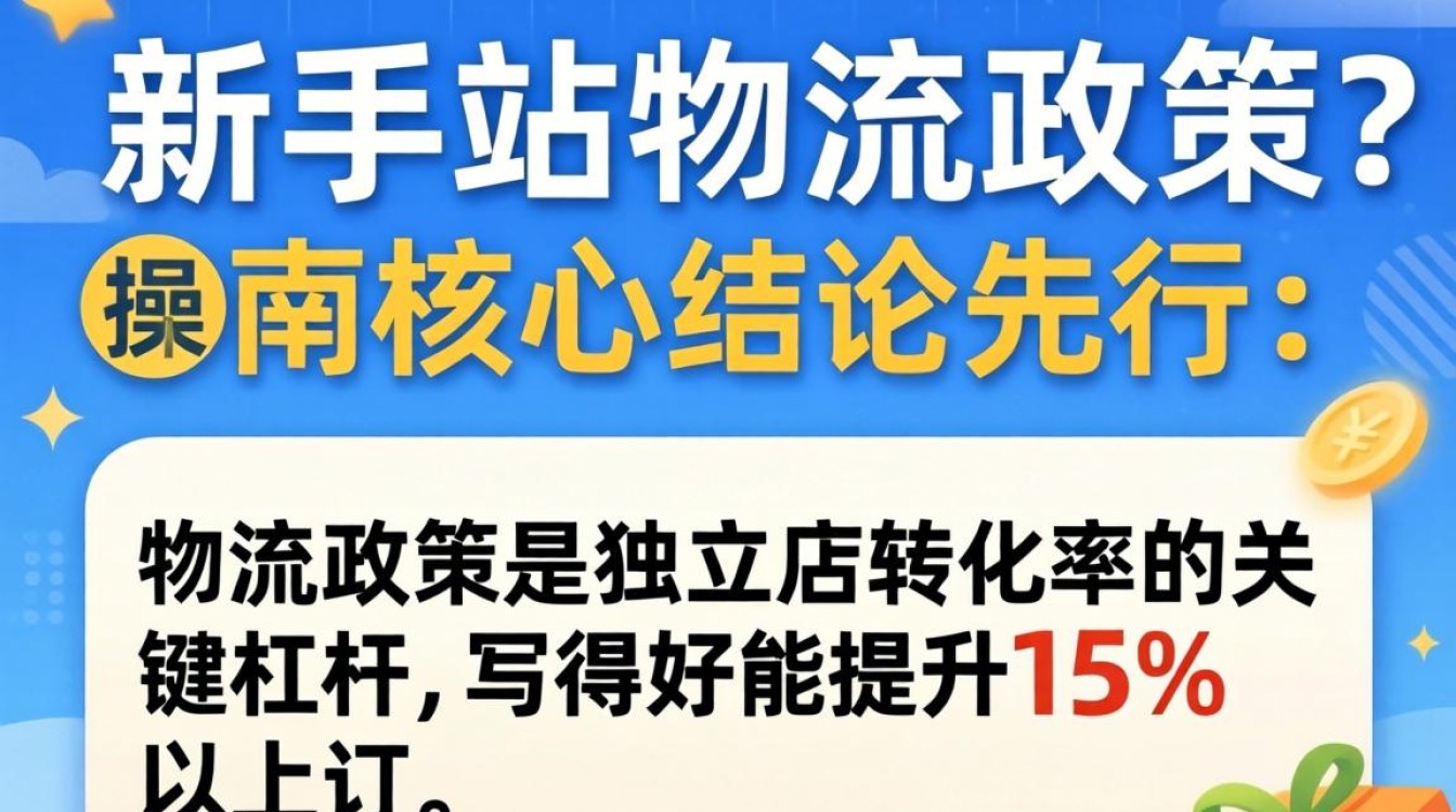 独立站物流政策怎么写 怎么开通