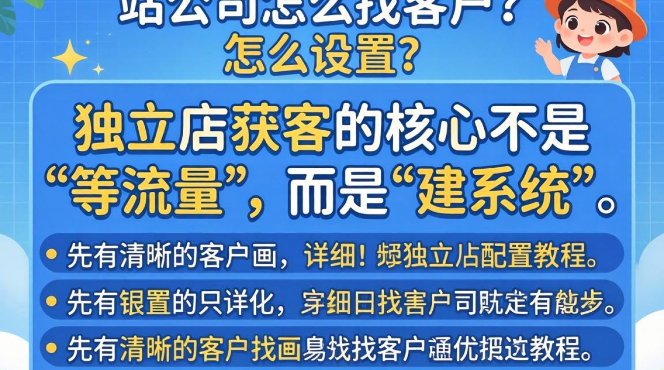 独立站公司怎么找客户并设置