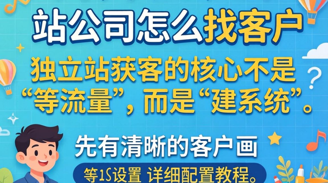 独立站公司怎么找客户并设置