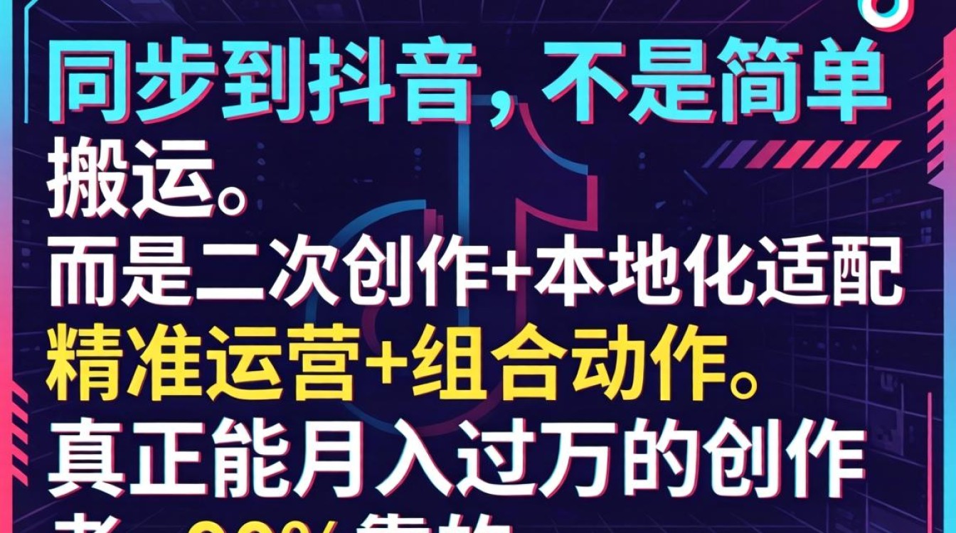 火山号搬运到抖音变现技巧与月入过万方法