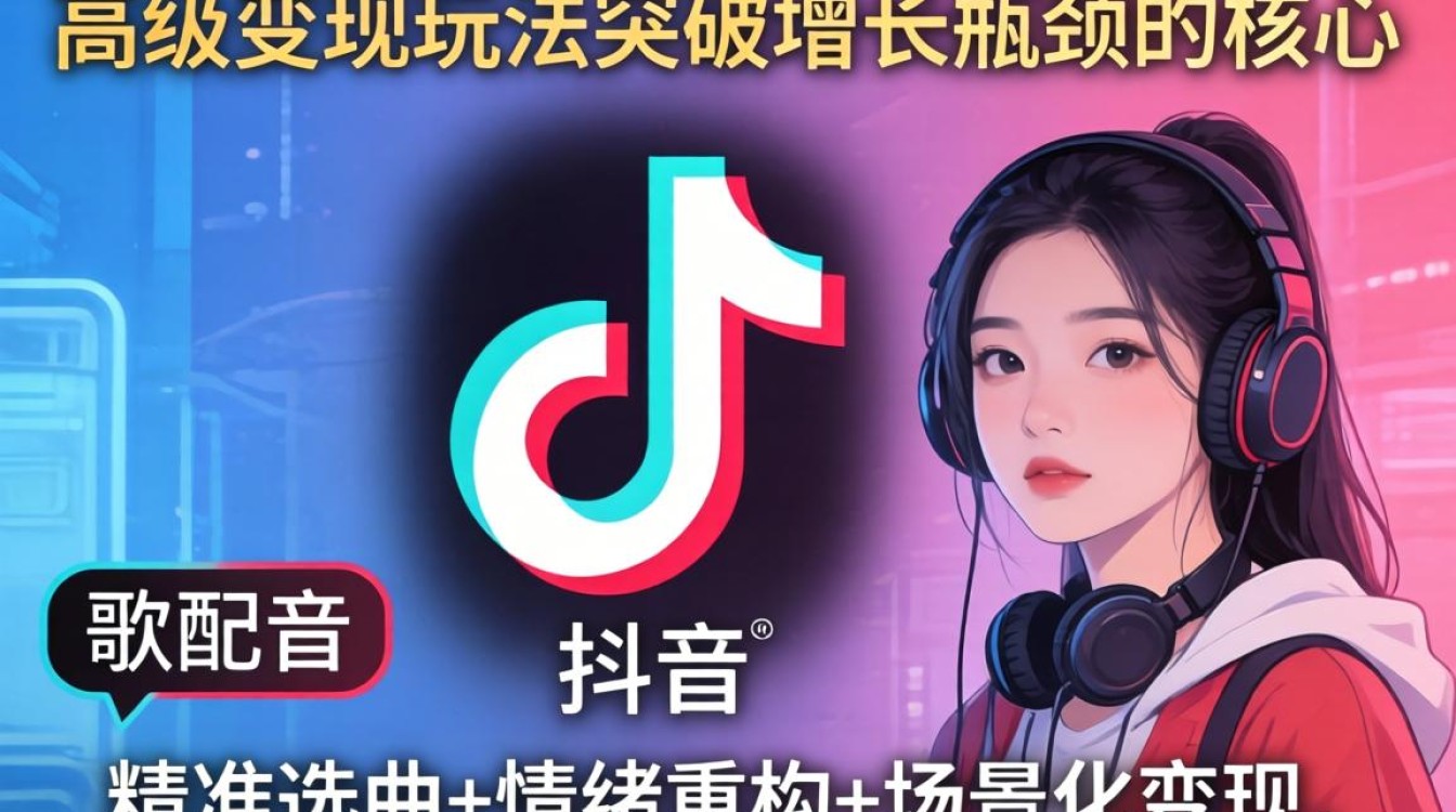 抖音歌曲配音高级变现玩法突破增长瓶颈