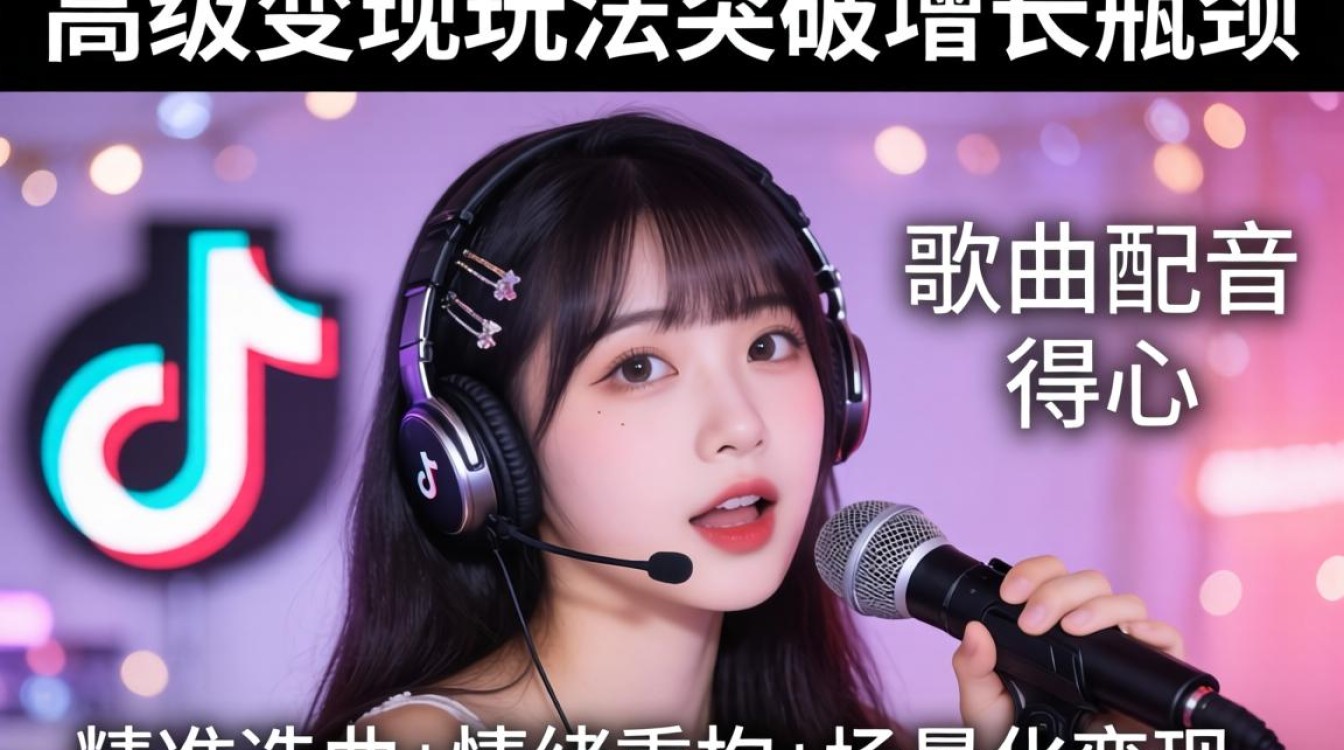 抖音歌曲配音高级变现玩法突破增长瓶颈