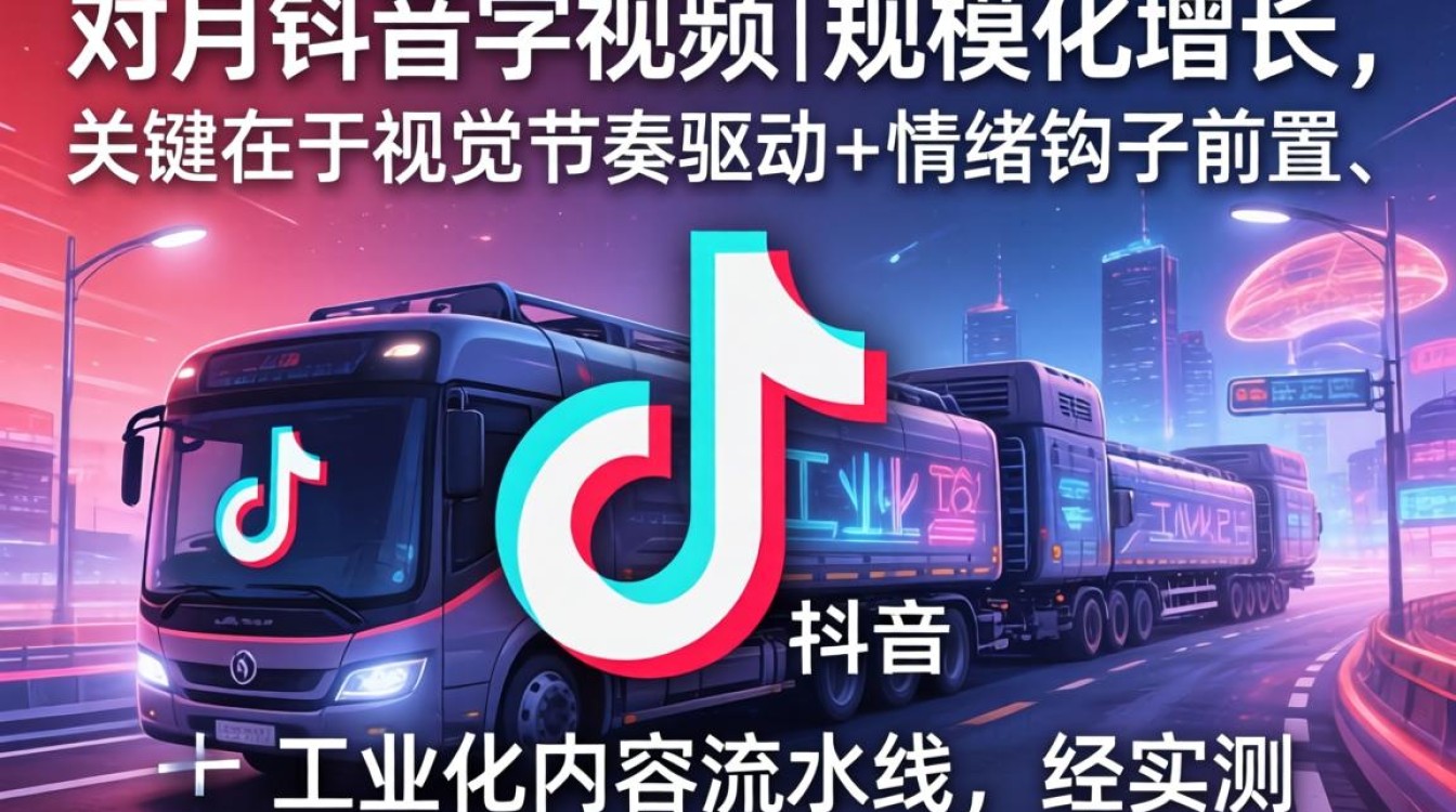 抖音无字幕视频规模化增长方法