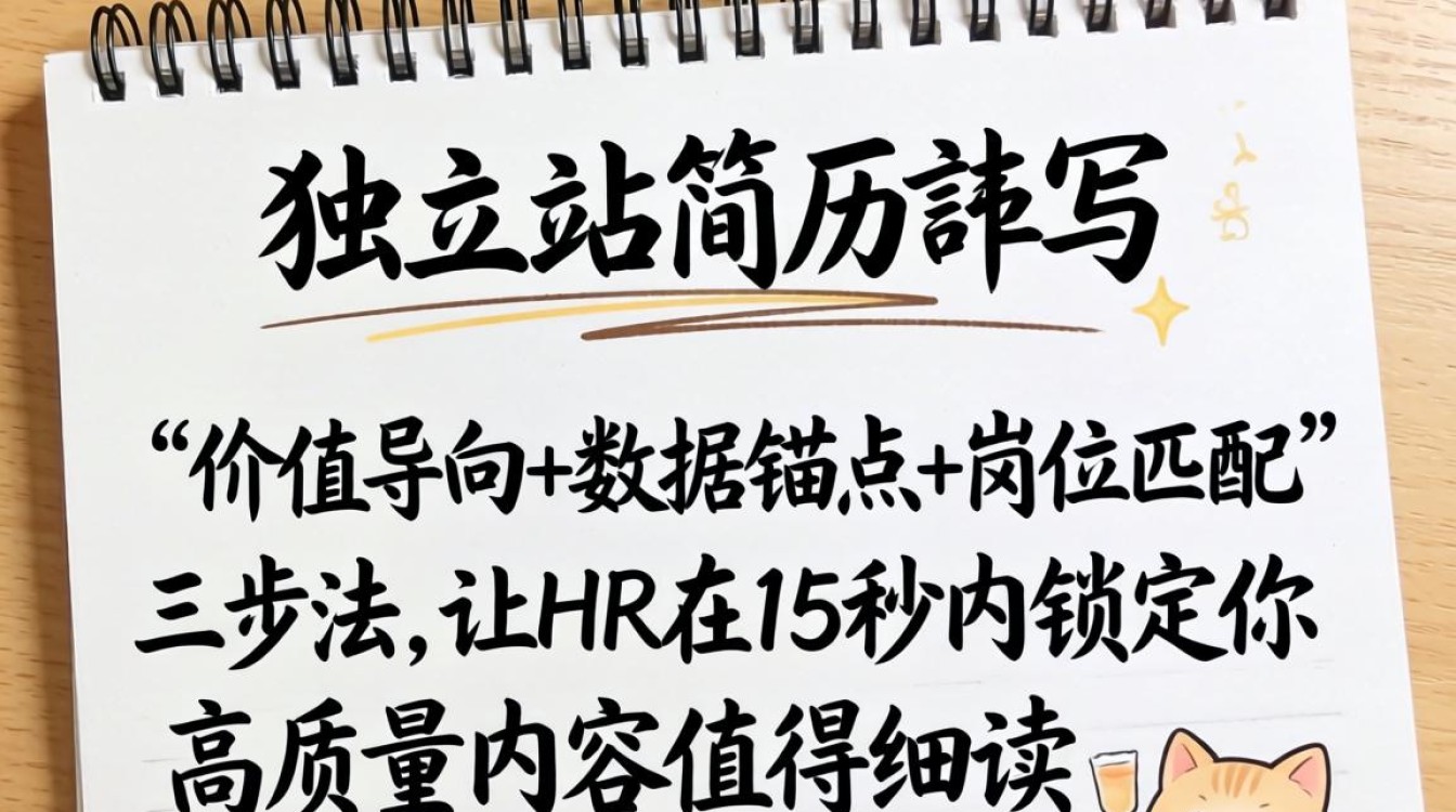 独立站简历模板高薪就业高质量范文