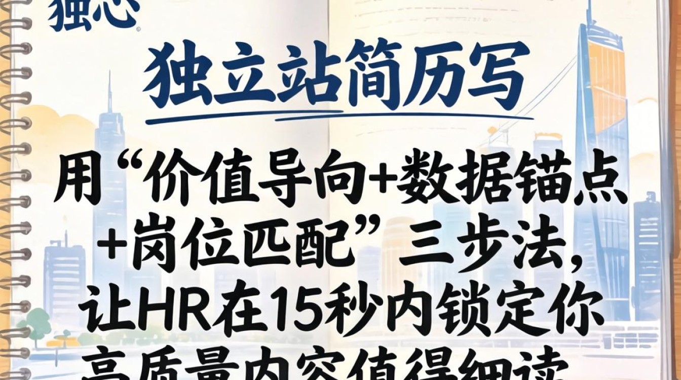 独立站简历模板高薪就业高质量范文