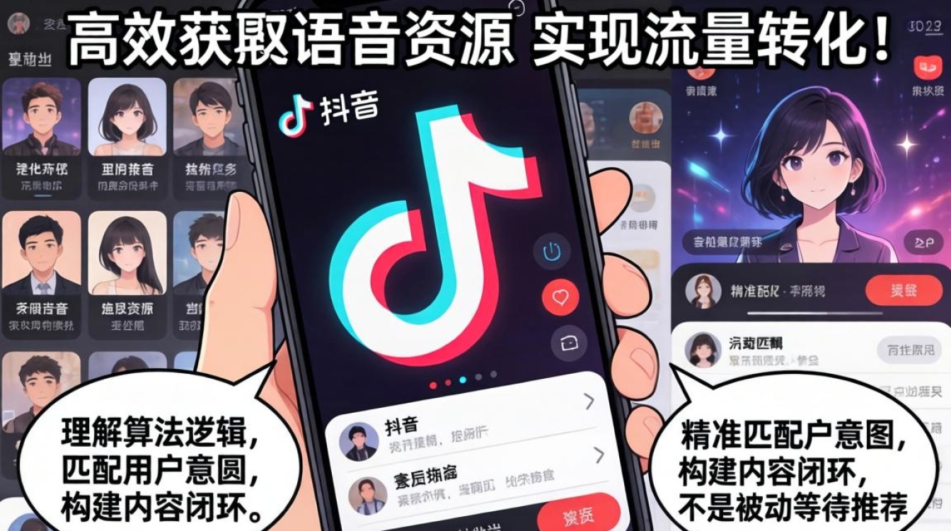 抖音语音怎么找?算法推荐与流量获取技巧 算法推荐与流量获取技巧