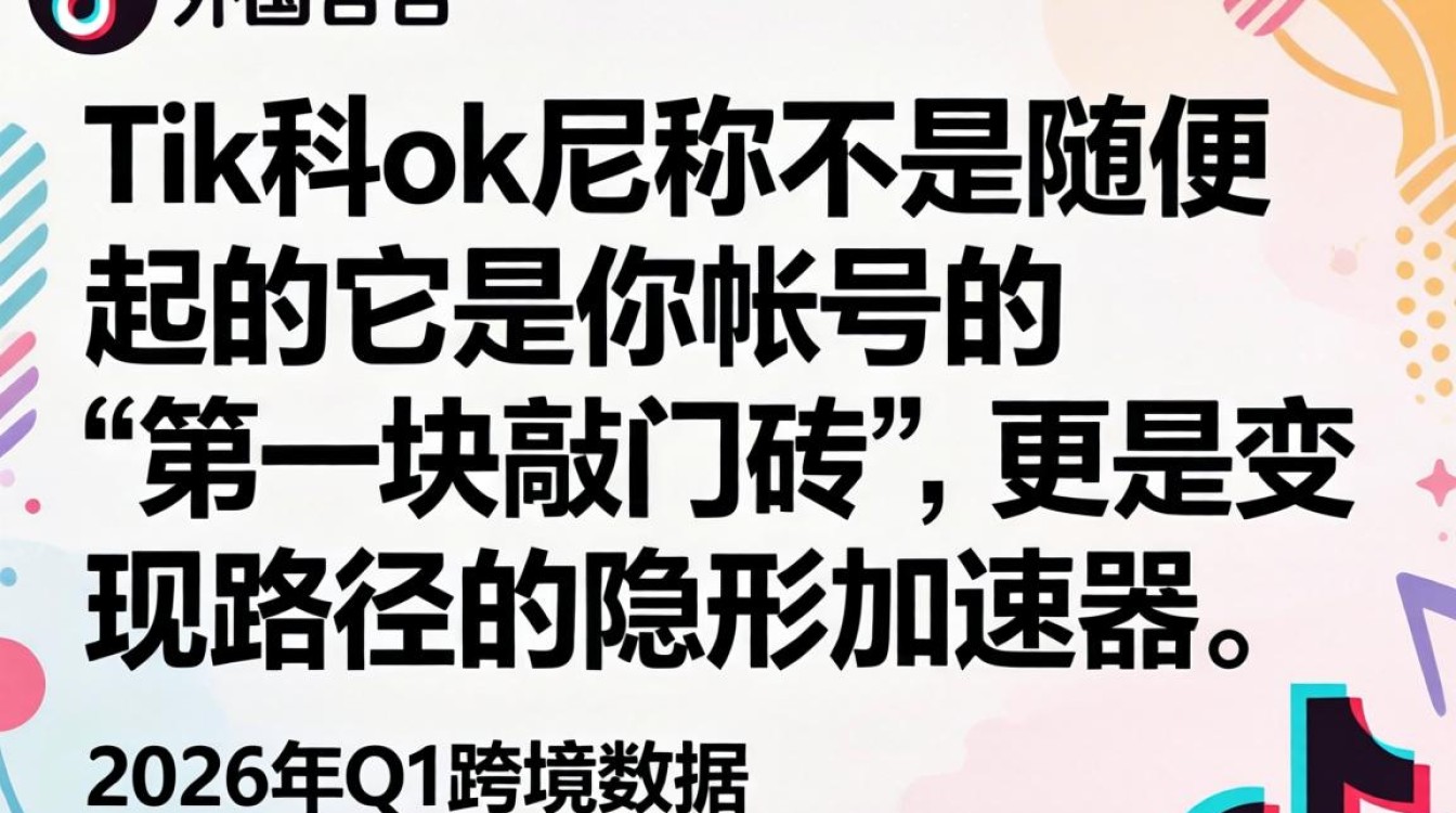 TikTok海外账号起名技巧与变现攻略