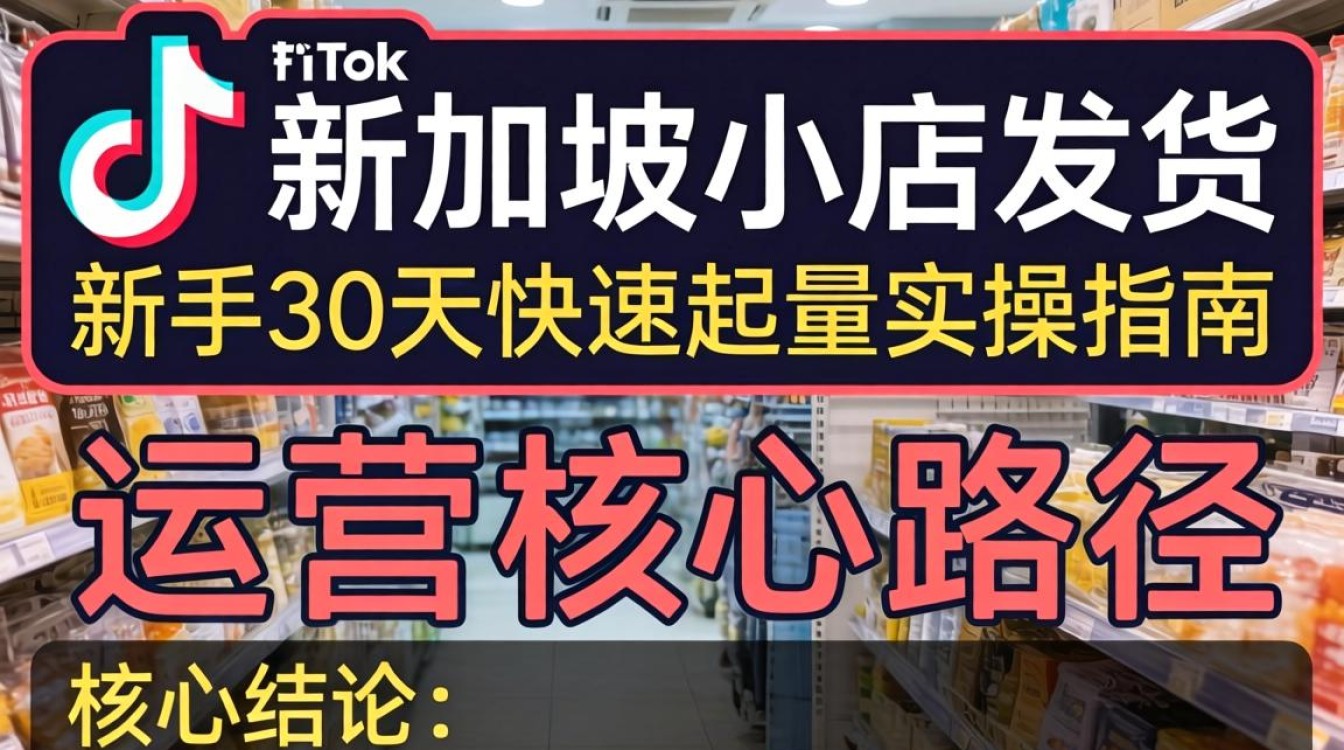 TikTok新加坡小店发货流程及运营实操教程
