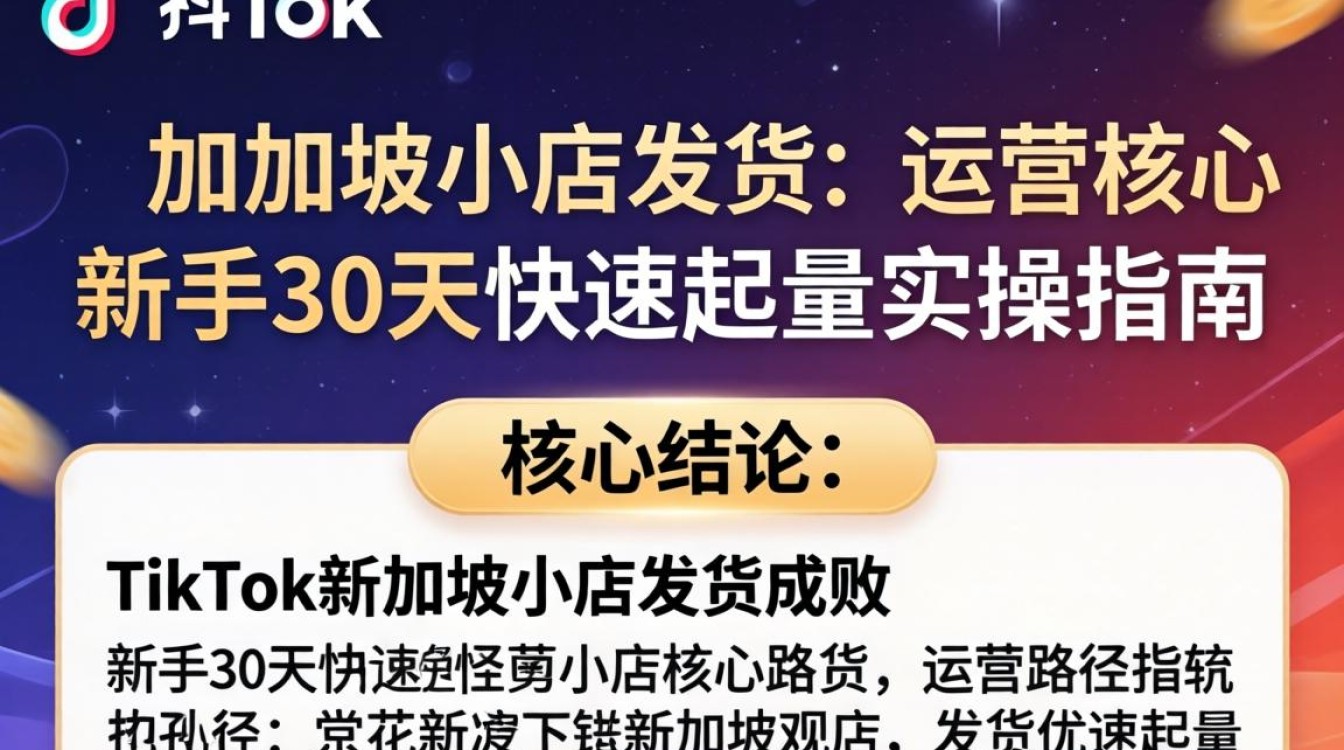 TikTok新加坡小店发货流程及运营实操教程