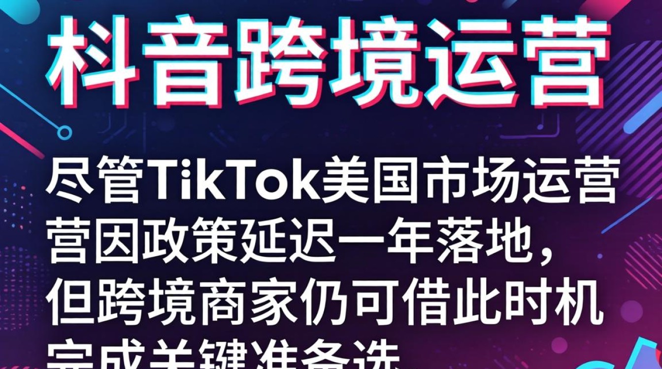 TikTok跨境运营推迟一年怎么办