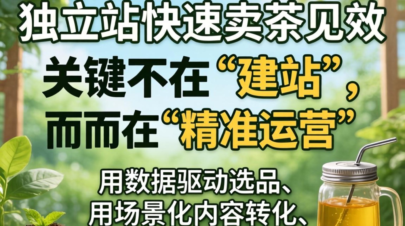 独立站怎么卖茶叶才能快速见效