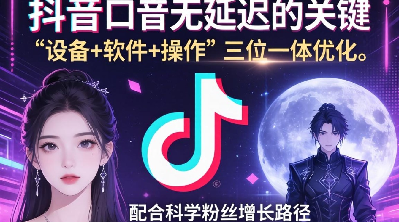 抖音对口型延迟解决方法与粉丝增长变现攻略