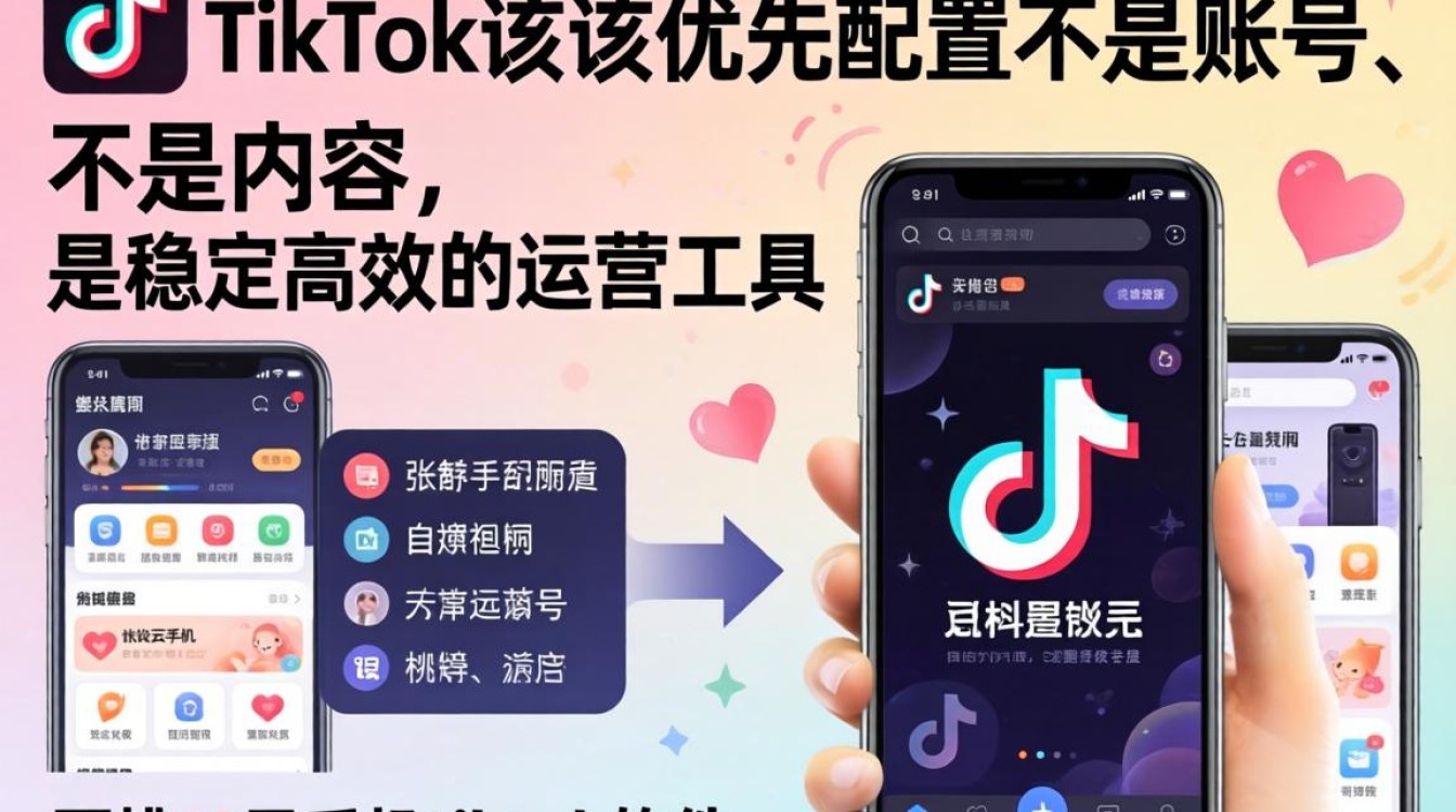 新手如何使用桃心云手机TikTok软件