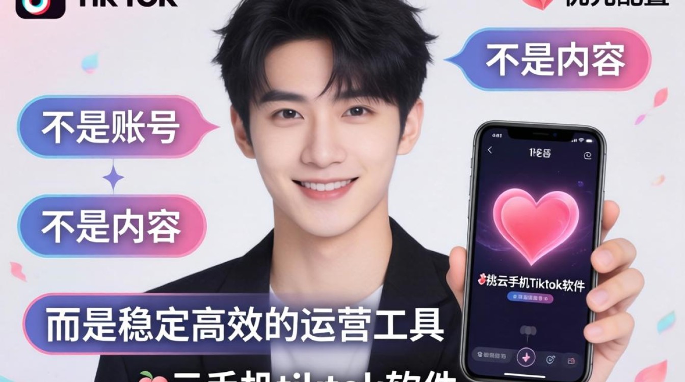 新手如何使用桃心云手机TikTok软件