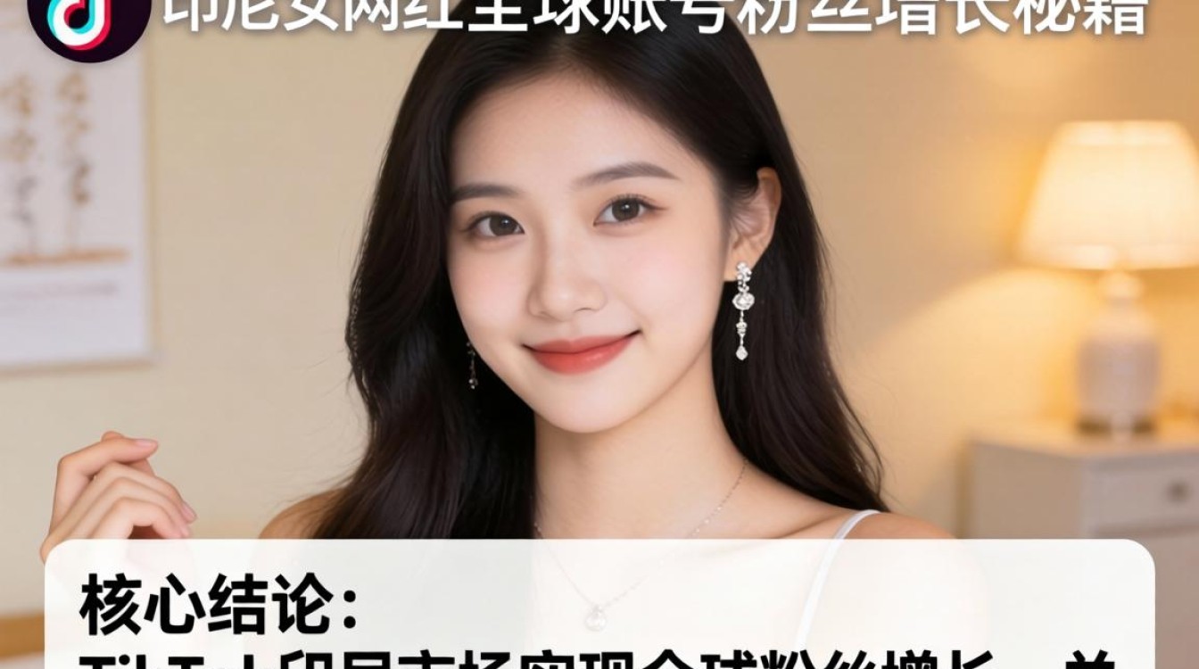 TikTok印尼女网红如何快速涨粉