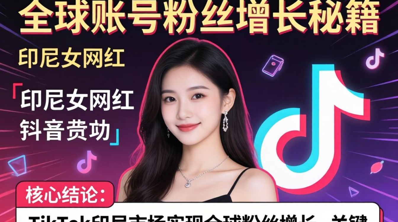 TikTok印尼女网红如何快速涨粉