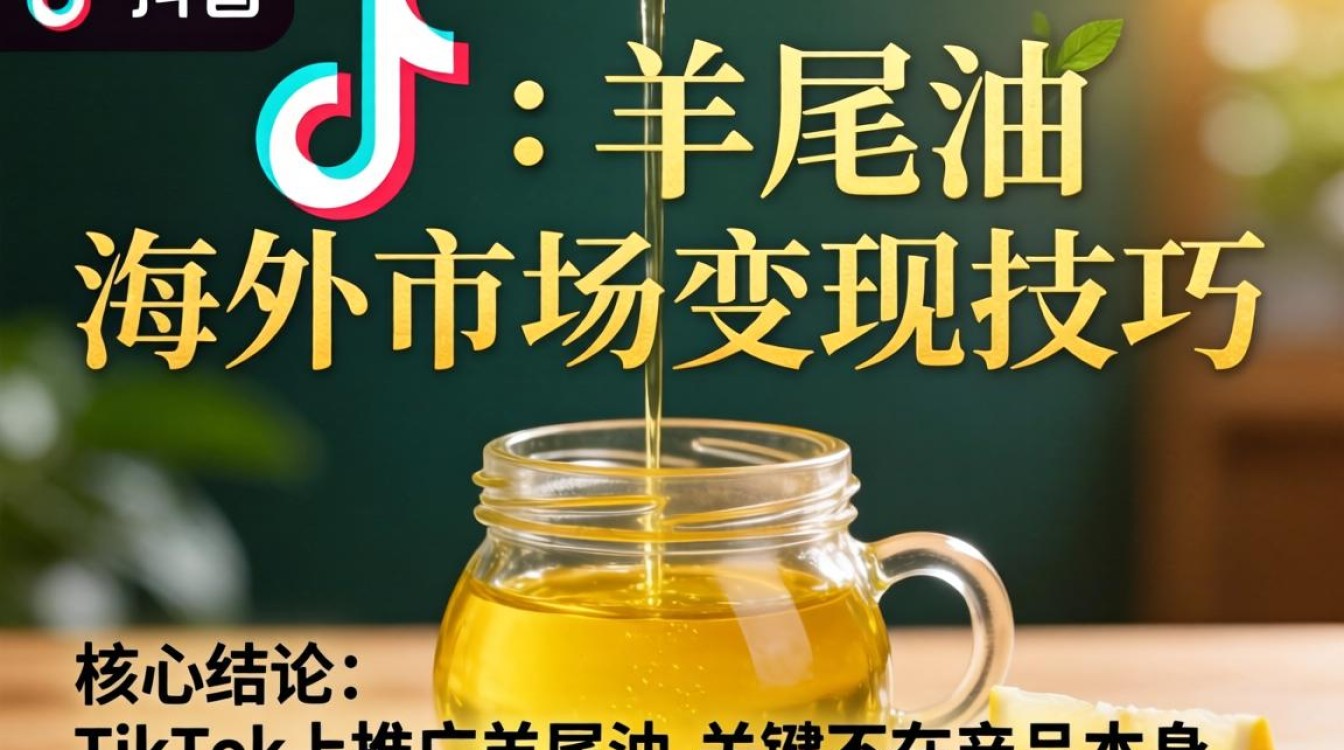 TikTok海外变现技巧 羊尾油跨境带货流量密码