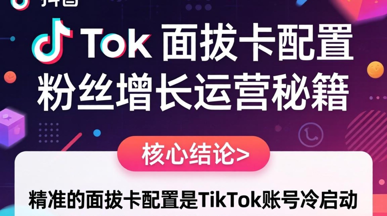 TikTok面拔卡怎么配置才能快速涨粉