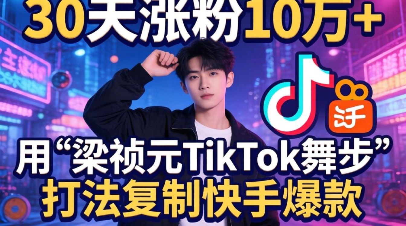 快手梁祯元tiktok舞步怎么学