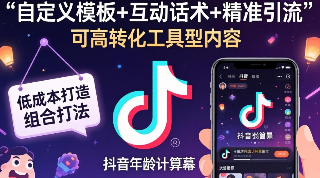 抖音年龄计算器赚钱玩法与实战案例