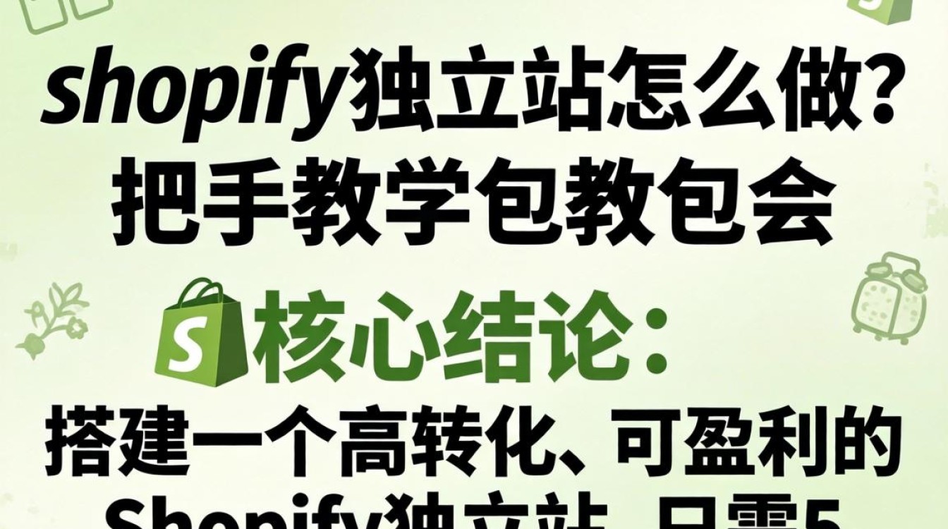 shopify独立站怎么做