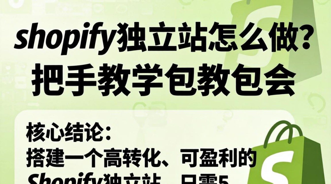 shopify独立站怎么做